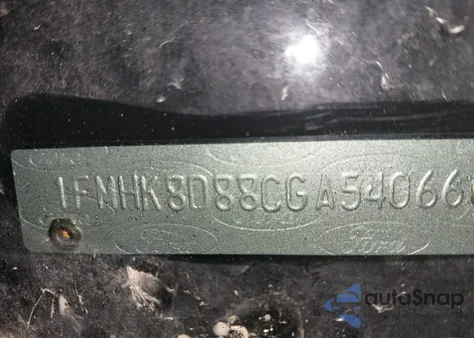 2012 Ford Explorer Xlt z USA, uszkodzony, nr VIN 1FMHK8D88CGA54066